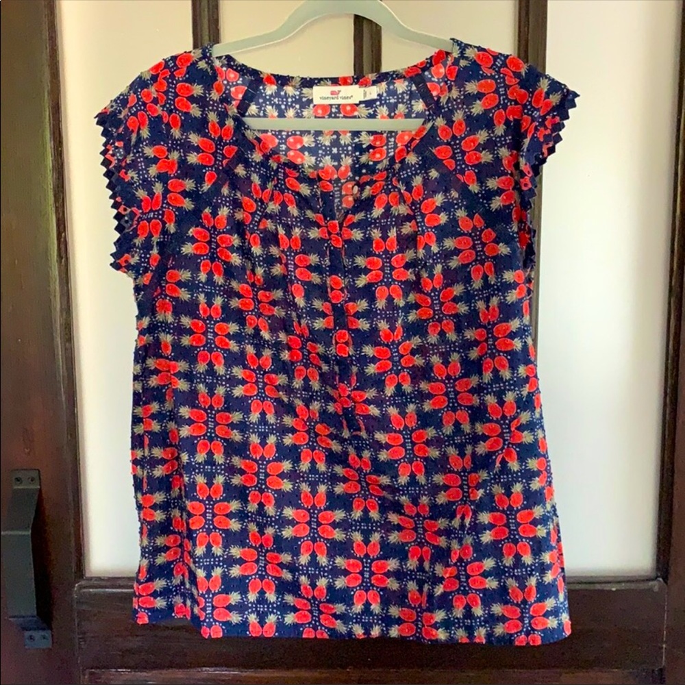 Vineyard Vines Blouse Size Large